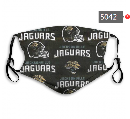 2020 NFL Jacksonville Jaguars #4 Dust mask with filter